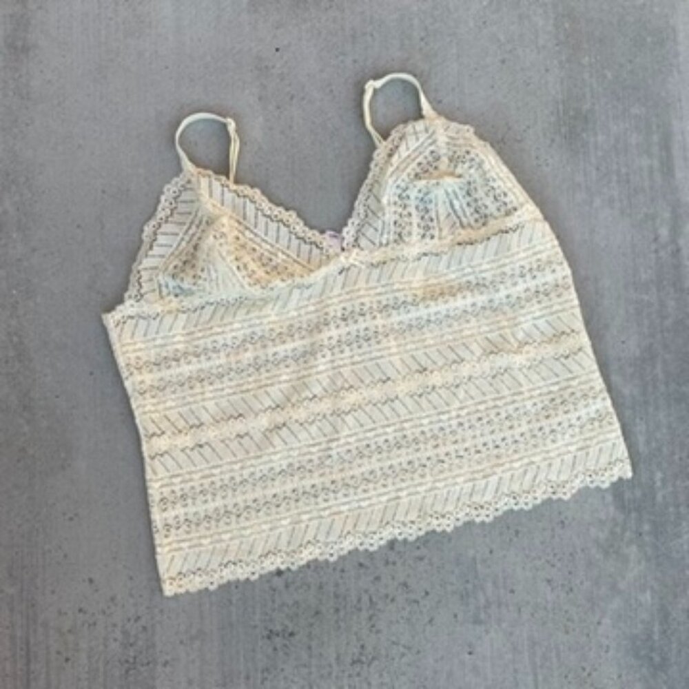 Pastel Yellow Lace Cami